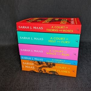 Sarah J. Maas A Court Of Thorns And Roses Full Book Set Of 5 Novels